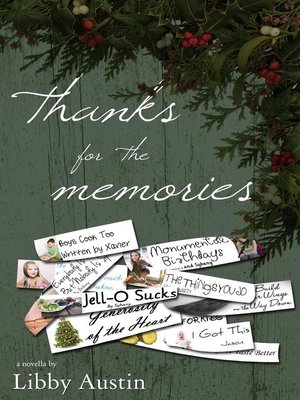 cover image of Thanks for the Memories